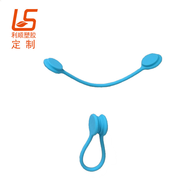 定制磁吸綁線器 磁鐵硅膠繞線器